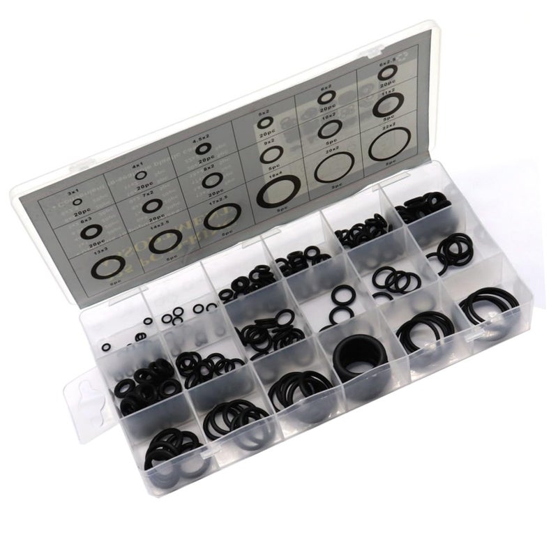225Pcs Metric Rubber Gasket Set For Wire Cable In Divided Case - Image 3
